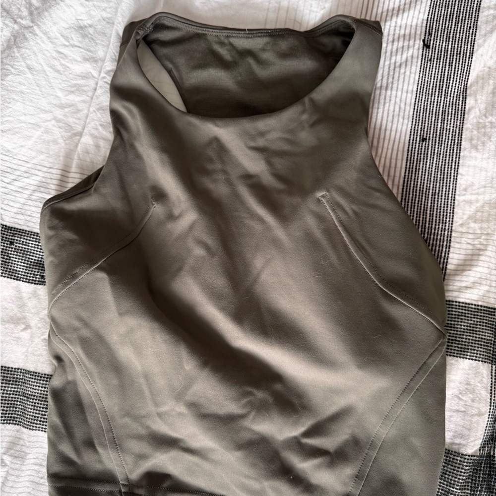 Lululemon Women's Olive Sports Bra